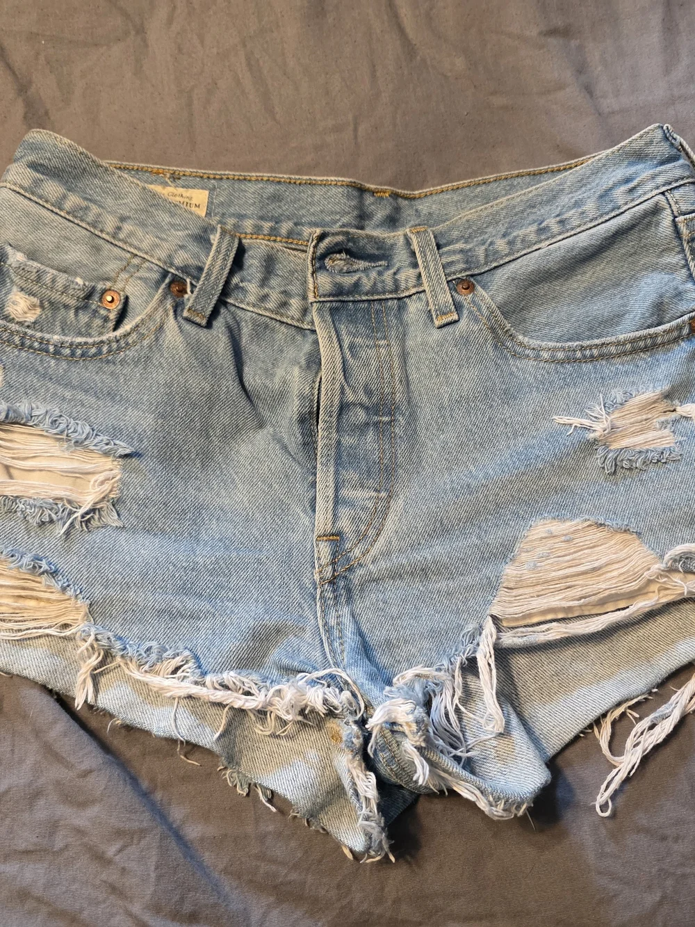 Levi's Distressed Denim Shorts